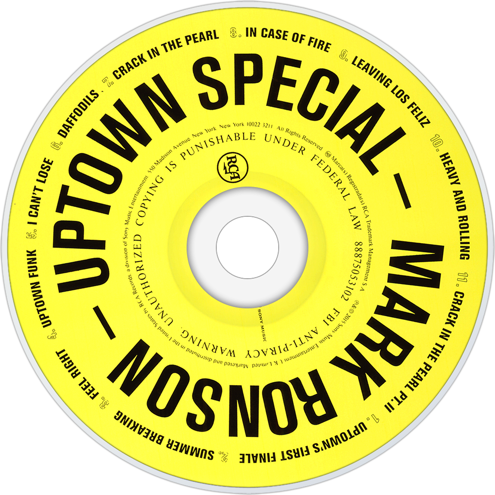Cover art for Mark Ronson's 'Uptown Special'